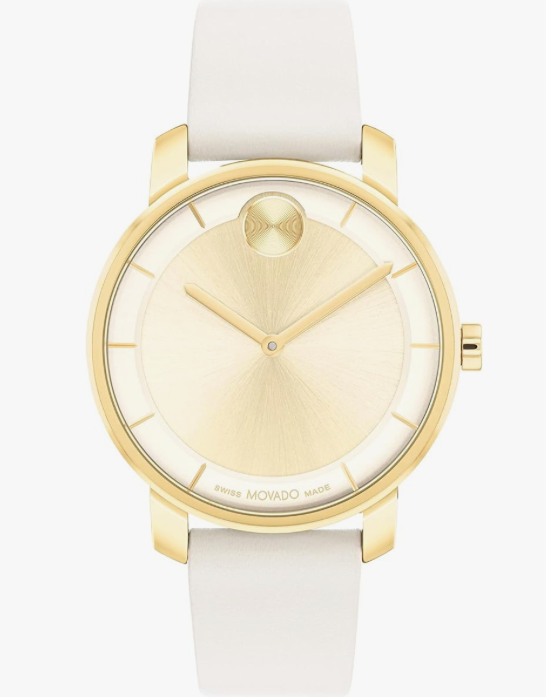 Movado BOLD Women's pale gold ionic-plated stainless steel c...