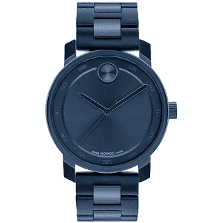 Movado bold black and clearance blue