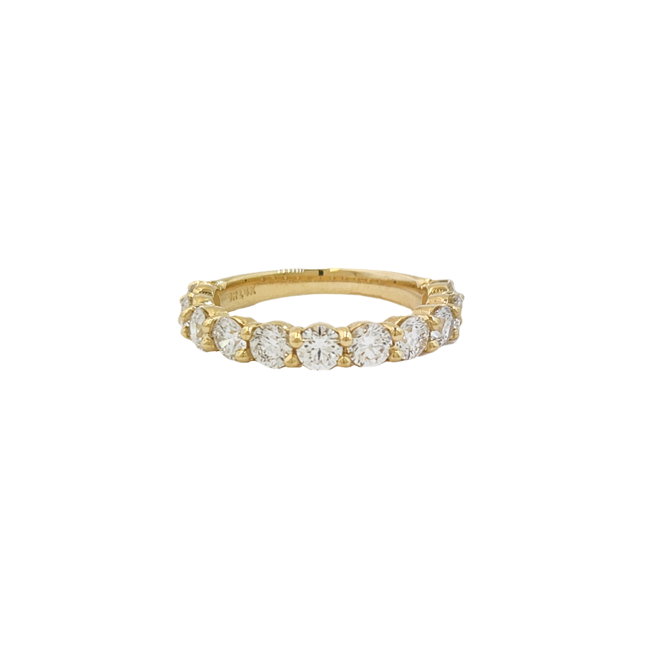 14k 2.00cttw Yellow Gold 11 Diamond Band