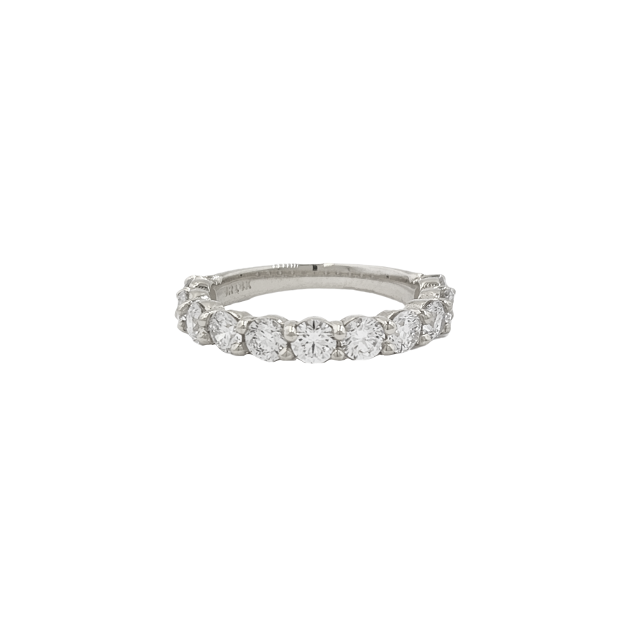 14k 2.00cttw White Gold 11 Diamond Band