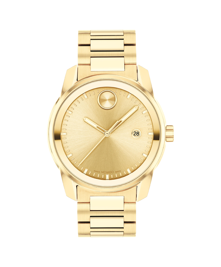 Movado BOLD Verso 42mm Yellow Gold Ion-Plated Stainless Stee...