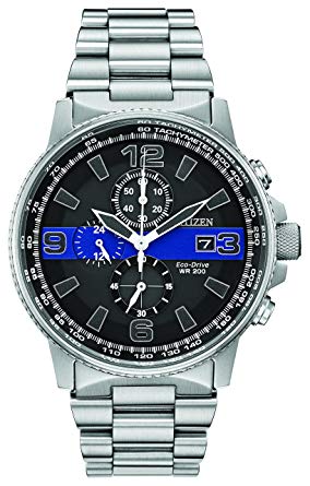 Citizen Men's Thin Blue Line Watch Chronograph