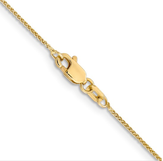 14K 18 inch .85mm Spiga with Lobster Clasp Chain