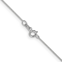 14K 18 inch .5mm Box Link with Spring Ring Clasp Chain