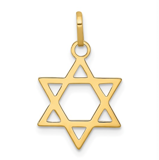 14k Star of David Pendant