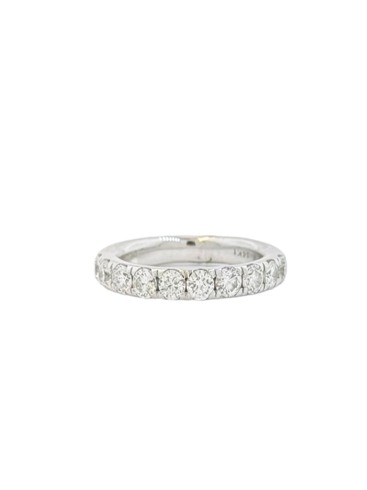 14k 1.42cttw White Gold 10 Diamond Band