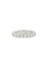 14k 1.42cttw White Gold 10 Diamond Band