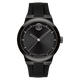 Movado Bold Fushion Black Dial w/ a Black Silicone Watch Band