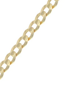14K 8" Yellow Gold Curb Link Bracelet