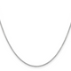 14K White Gold 24 inch 1.2mm Cable with Lobster Clasp Chain
